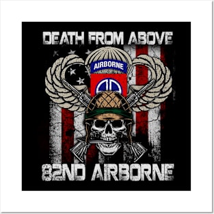 Death From Above 82nd Airborne Division Veteran Posters and Art